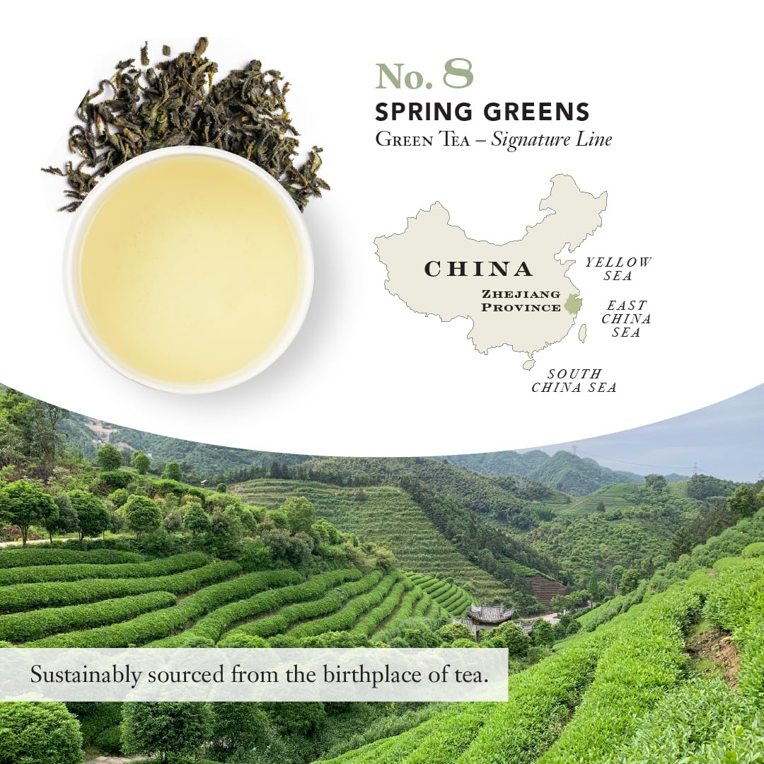 Amazon.co.jp: NO.8 スプリング グリーンズ【中国3大緑茶のひとつ「毛